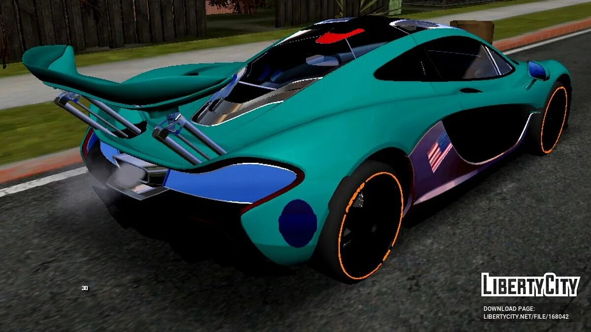 McLaren GULF (apenas DFF) / GTA San Andreas (iOS, Android)