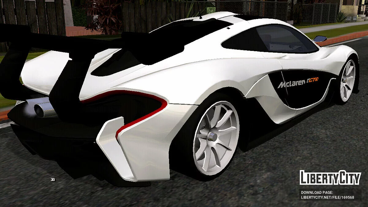 McLaren P1 GTR (DFF uniquement) / GTA San Andreas (iOS, Android)
