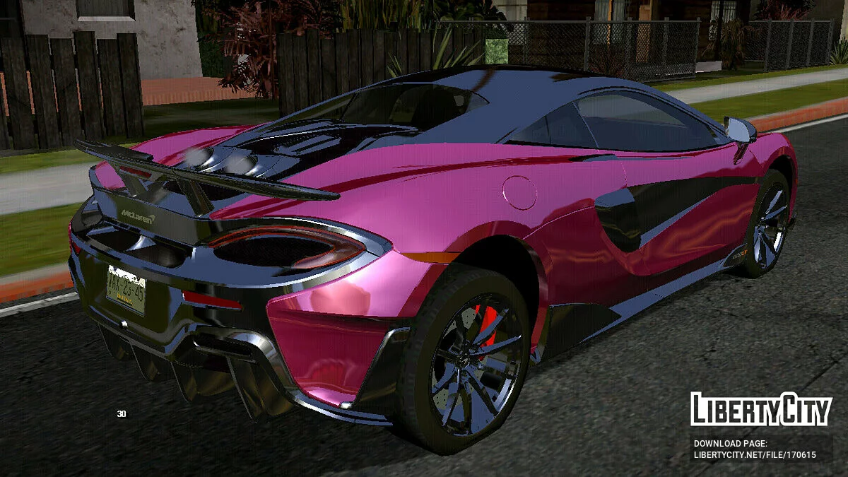 Mclaren 600LT (DFF seulement) / GTA San Andreas (iOS, Android)