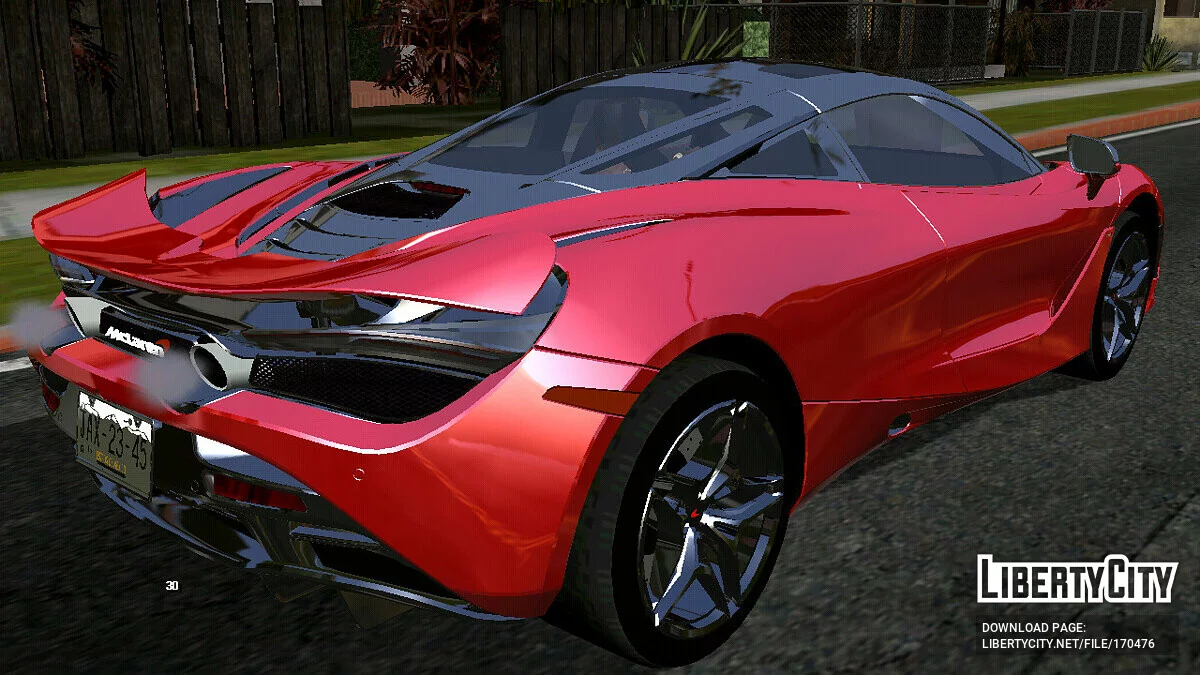 Mclaren 720S (тільки DFF) / GTA San Andreas (iOS, Android)