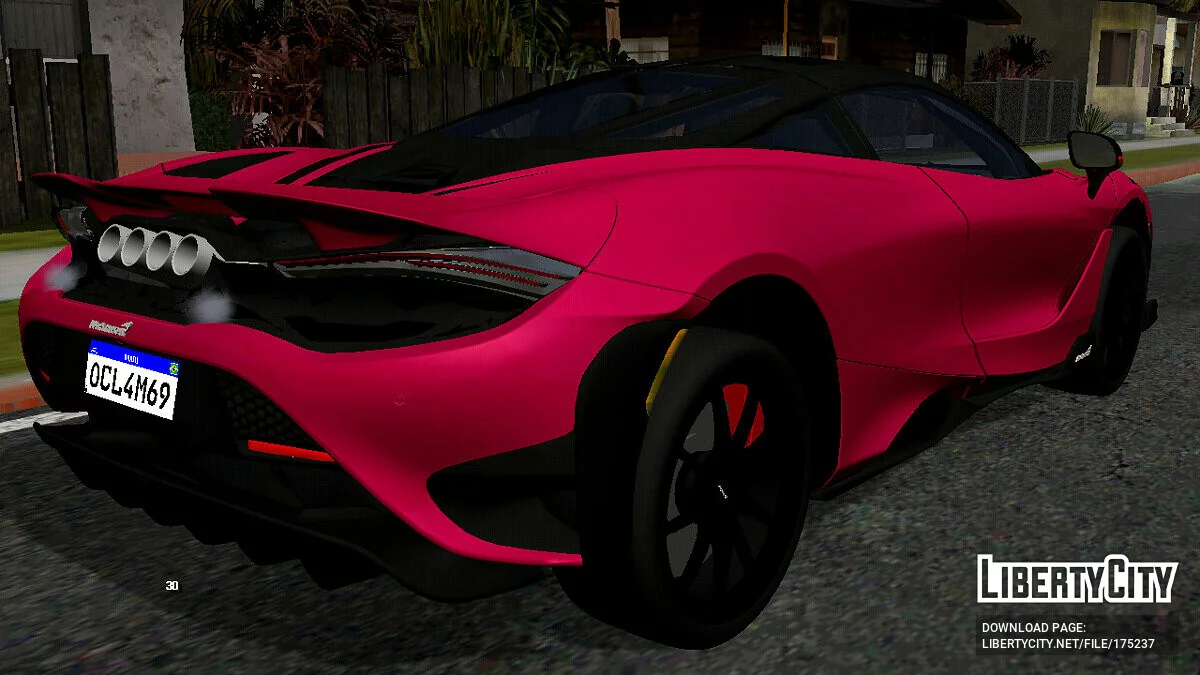 McLaren 765LT 2020 (DFF only) / GTA San Andreas (iOS, Android)