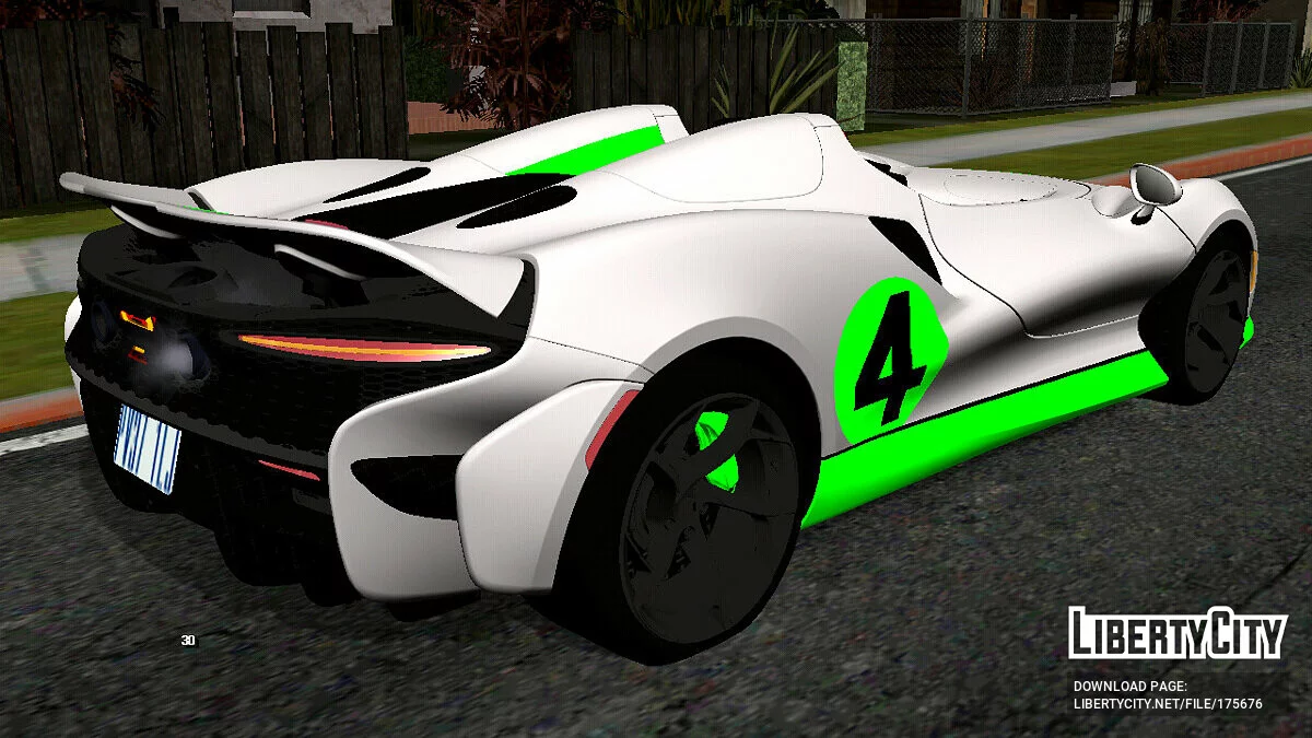 McLaren Elva 2021 (DFF only) / GTA San Andreas (iOS, Android)