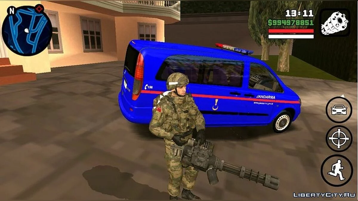 Фургон турецької жандармерії / GTA San Andreas (iOS, Android)