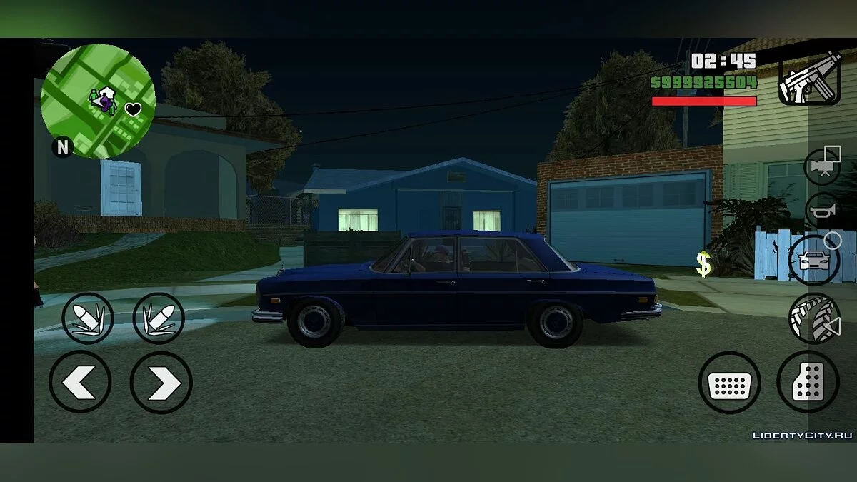 Mercedes 300 SEL for Android / GTA San Andreas (iOS, Android)