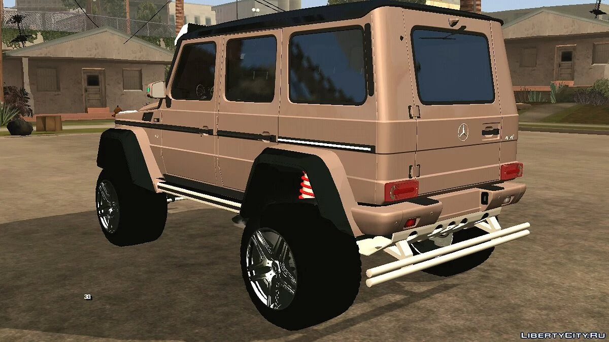 Mercedes-benz G63 4х4² BRABUS / GTA San Andreas (iOS, Android)
