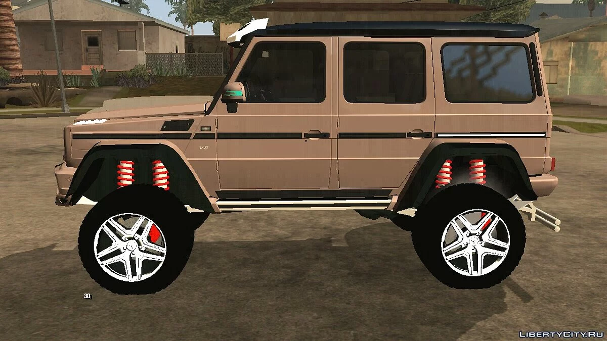 Mercedes-benz G63 4х4² BRABUS / GTA San Andreas (iOS, Android)