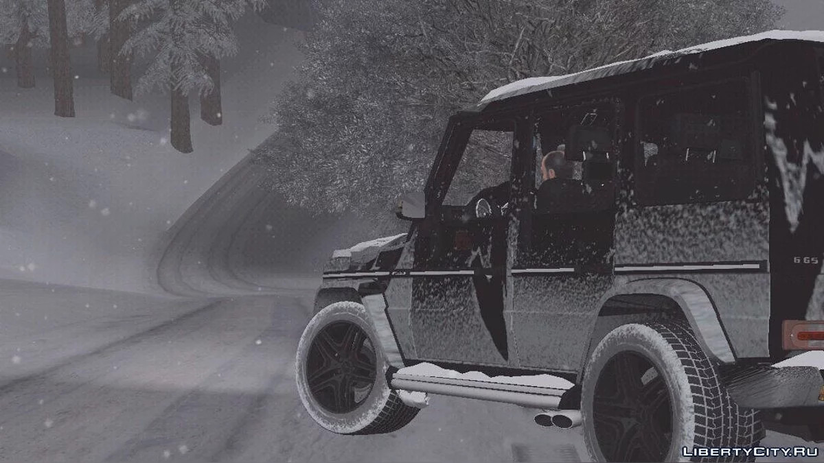 Mercedes-Benz G-Wagen (Winter version) / GTA San Andreas (iOS, Android)