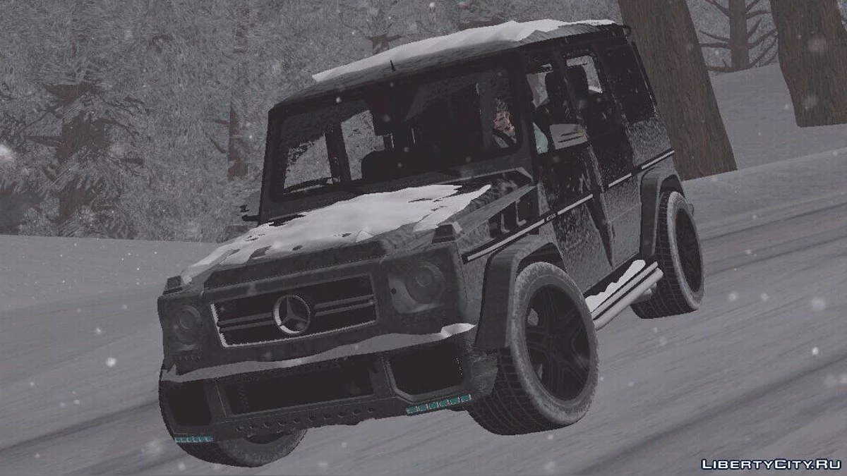 Mercedes-Benz G-Wagen (Winter version) / GTA San Andreas (iOS, Android)