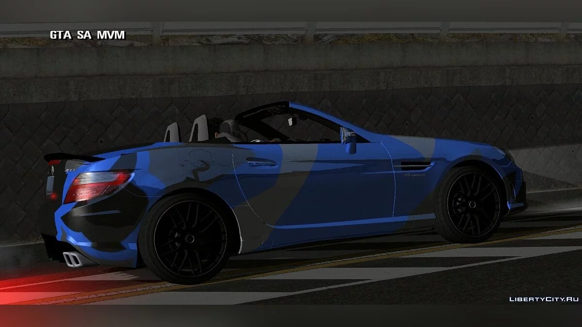 Мерседес-Бенц SLK 55 AMG КАМУФЛЯЖ / GTA San Andreas (iOS, Android)