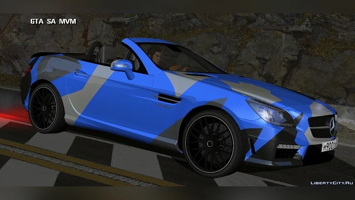 Мерседес-Бенц SLK 55 AMG КАМУФЛЯЖ / GTA San Andreas (iOS, Android)