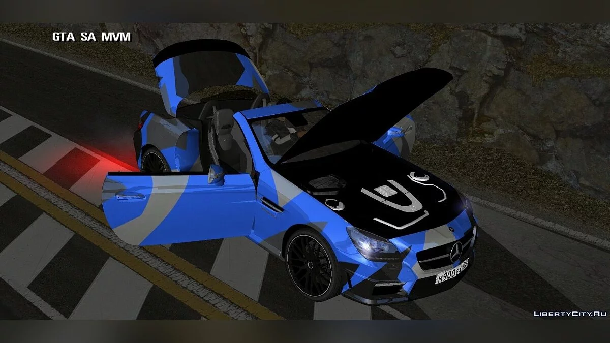 Мерседес-Бенц SLK 55 AMG КАМУФЛЯЖ / GTA San Andreas (iOS, Android)