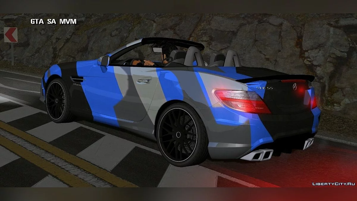 Мерседес-Бенц SLK 55 AMG КАМУФЛЯЖ / GTA San Andreas (iOS, Android)