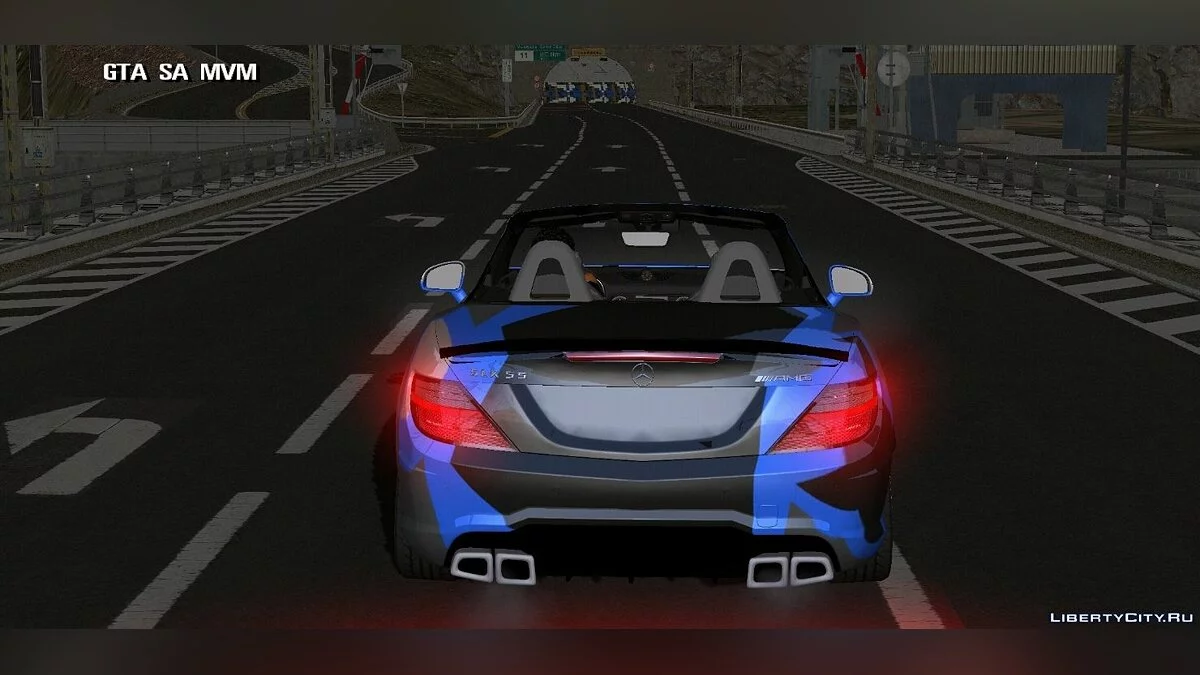 Мерседес-Бенц SLK 55 AMG КАМУФЛЯЖ / GTA San Andreas (iOS, Android)