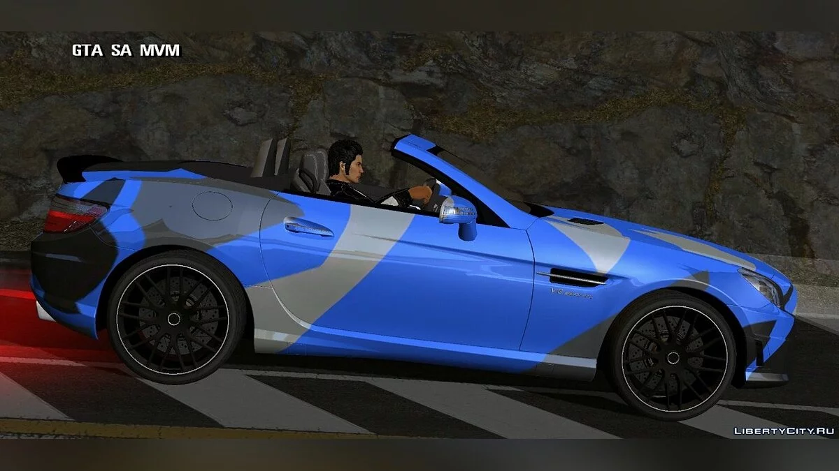 Мерседес-Бенц SLK 55 AMG КАМУФЛЯЖ / GTA San Andreas (iOS, Android)
