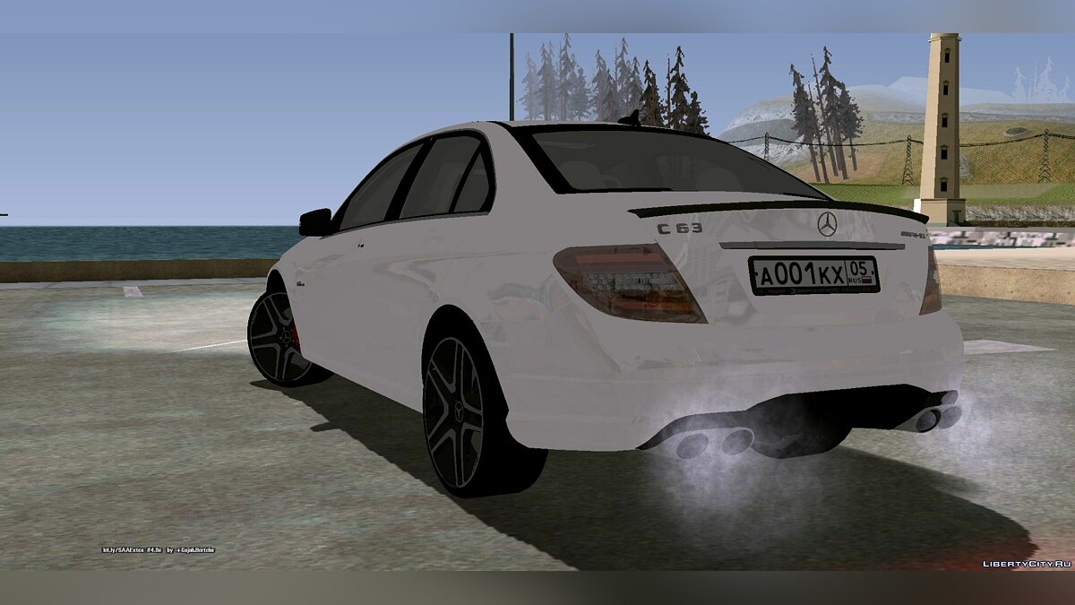 Download Mercedes Benz W204 C63 AMG for GTA San Andreas (iOS, Android)