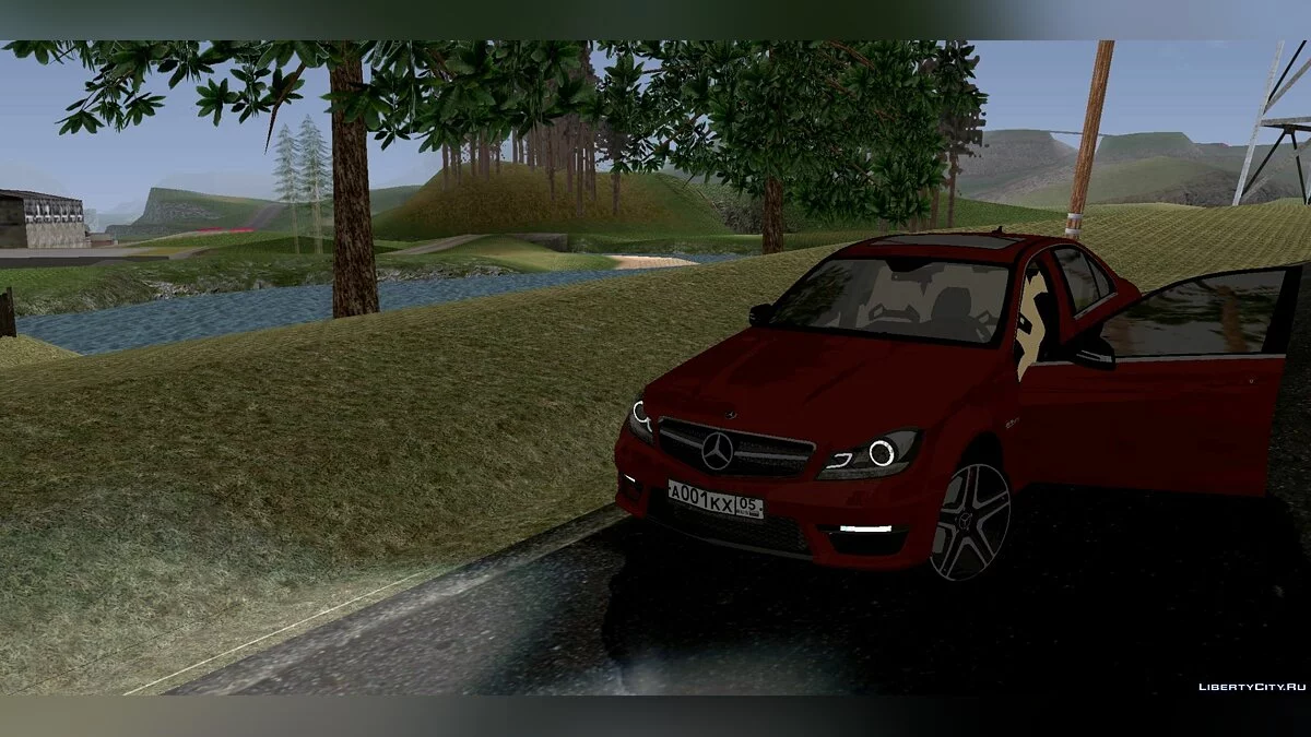 Mercedes Benz W204 C63 AMG / GTA San Andreas (iOS, Android)
