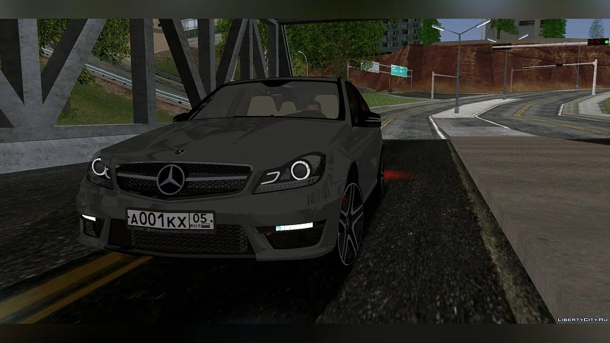 Mercedes Benz W204 C63 AMG / GTA San Andreas (iOS, Android)