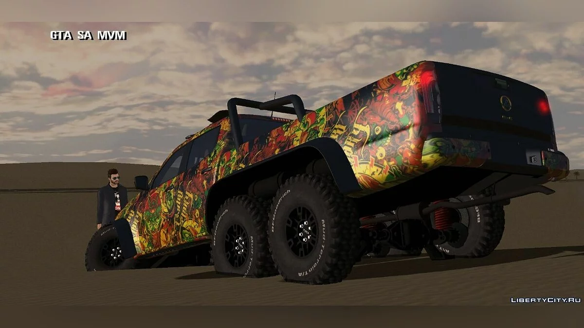 Mercedes Benz X 6x6 (vinyle) / GTA San Andreas (iOS, Android)