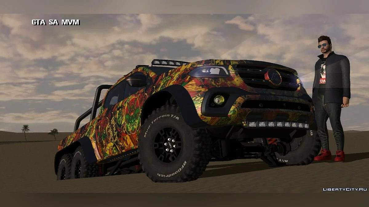 Mercedes Benz X 6x6 (vinyle) / GTA San Andreas (iOS, Android)