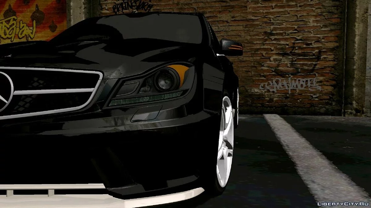 Mercedes-Benz C63 Class 2012 (DFF فقط) / GTA سان أندرياس (iOS، أندرويد)