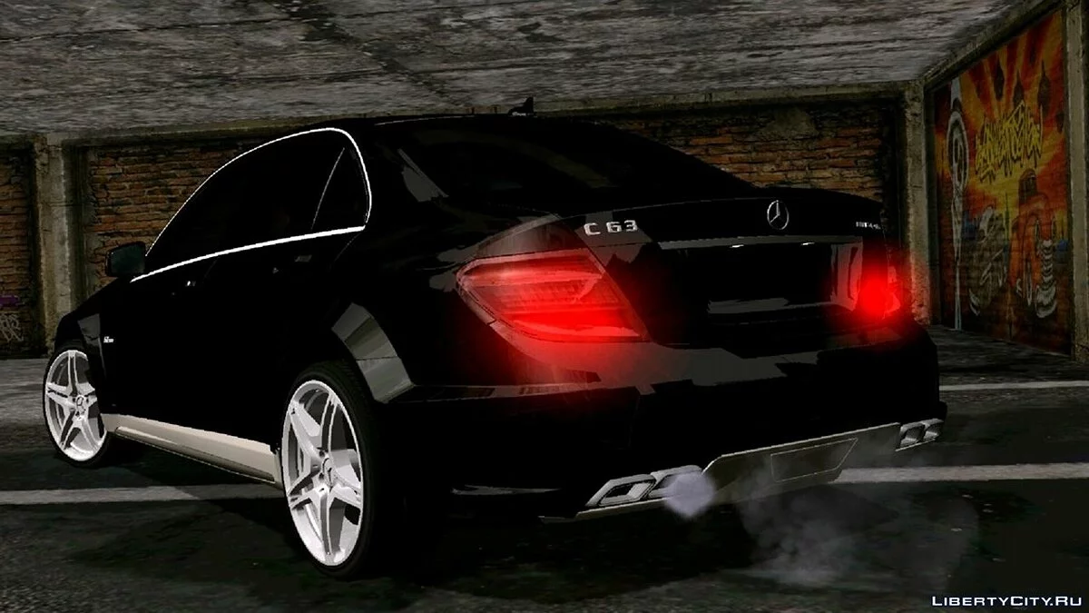 Mercedes-Benz C63 Class 2012 (DFF فقط) / GTA سان أندرياس (iOS، أندرويد)