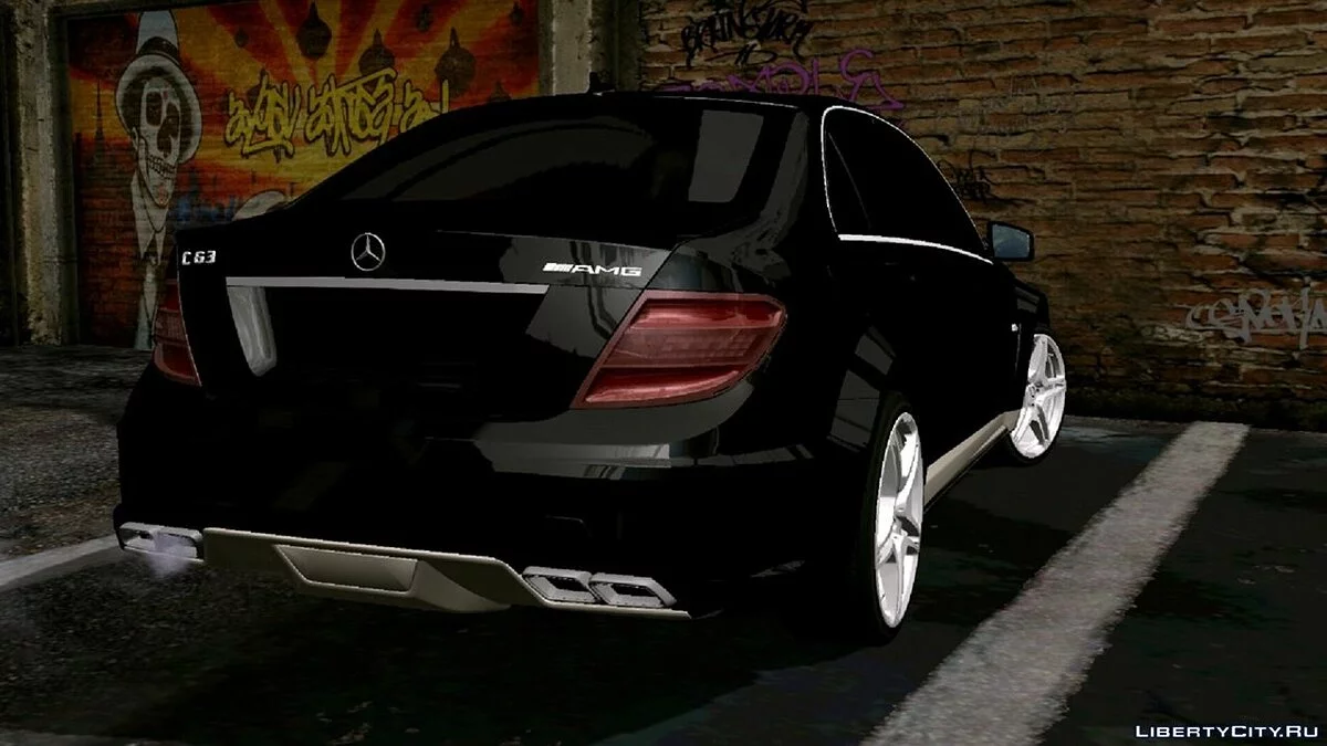 Mercedes-Benz C63 Class 2012 (DFF فقط) / GTA سان أندرياس (iOS، أندرويد)