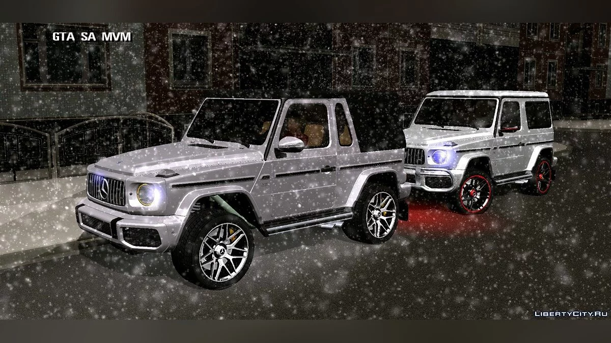 Mercedes-Benz Geländewagen with Soft Top / GTA San Andreas (iOS, Android)