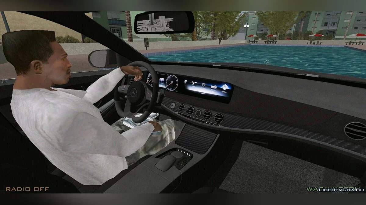 Мерседес-Бенц S65 AMG W222 V12 Бітурбо / GTA San Andreas (iOS, Android)