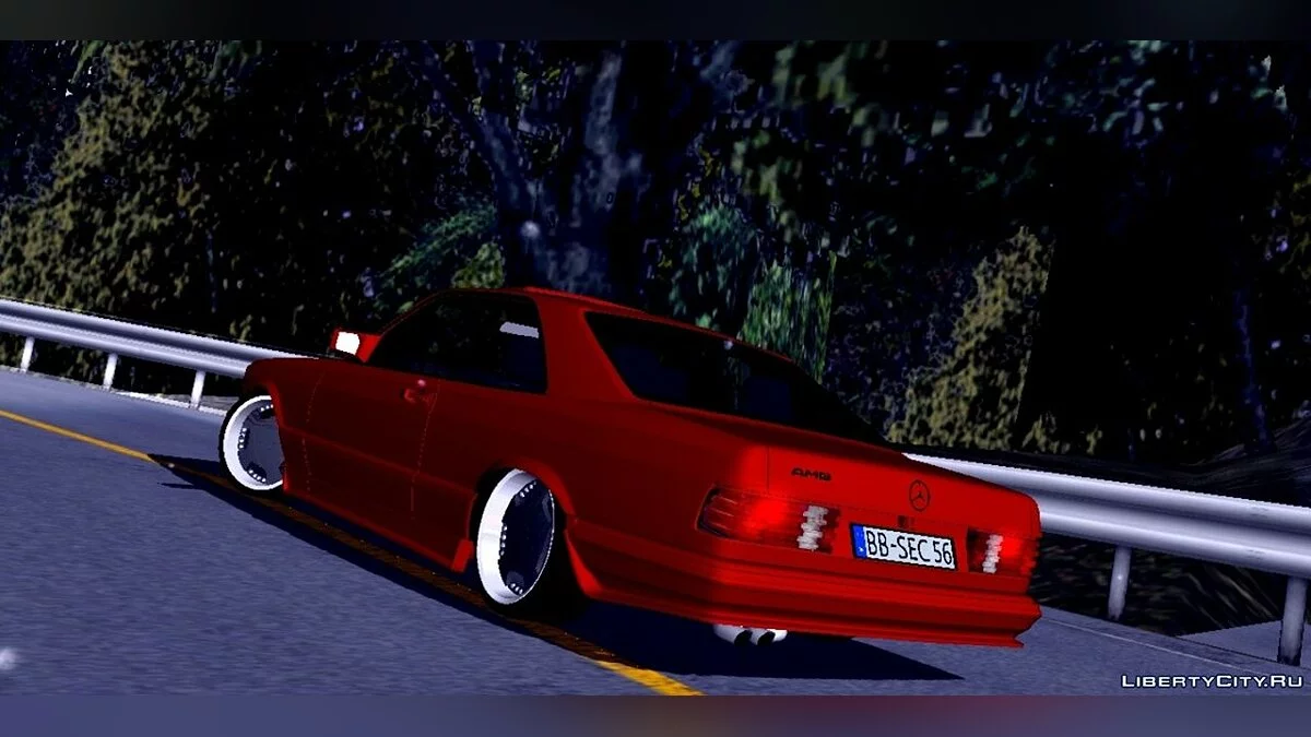 梅赛德斯-奔驰W126 Sec 560 / GTA San Andreas (iOS, Android)