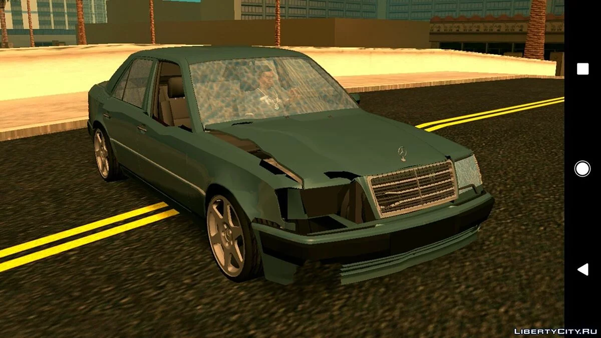 Mercedes-benz E500 W124 V3.0 (DFF only) / GTA San Andreas (iOS, Android)
