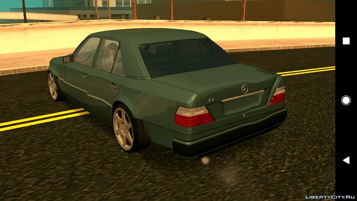 Mercedes-benz E500 W124 V3.0 (DFF only) / GTA San Andreas (iOS, Android)