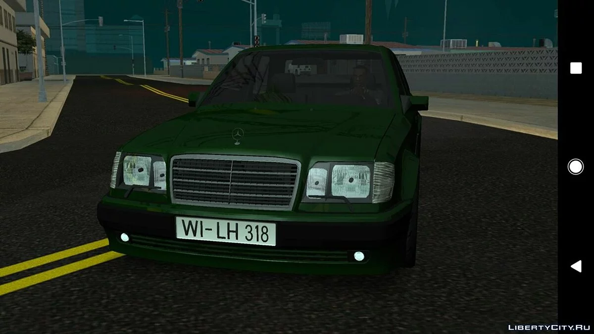Mercedes-benz E500 W124 V3.0 (DFF only) / GTA San Andreas (iOS, Android)