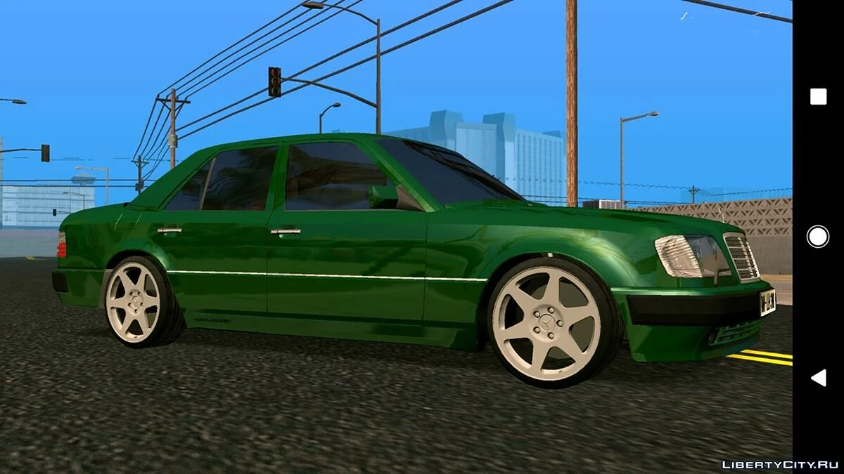 Mercedes-benz E500 W124 V3.0 (DFF only) / GTA San Andreas (iOS, Android)