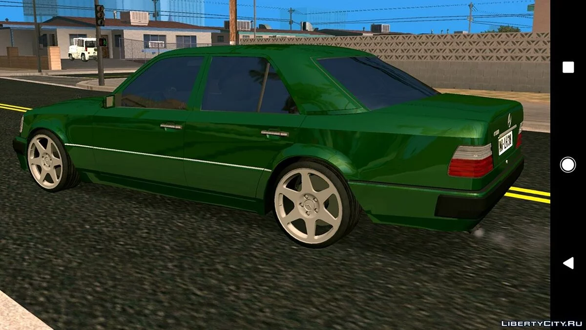 Mercedes-benz E500 W124 V3.0 (DFF only) / GTA San Andreas (iOS, Android)