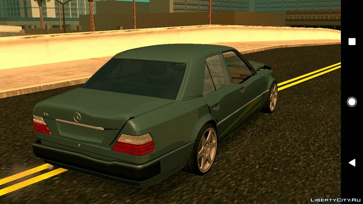 Mercedes-benz E500 W124 V3.0 (DFF only) / GTA San Andreas (iOS, Android)