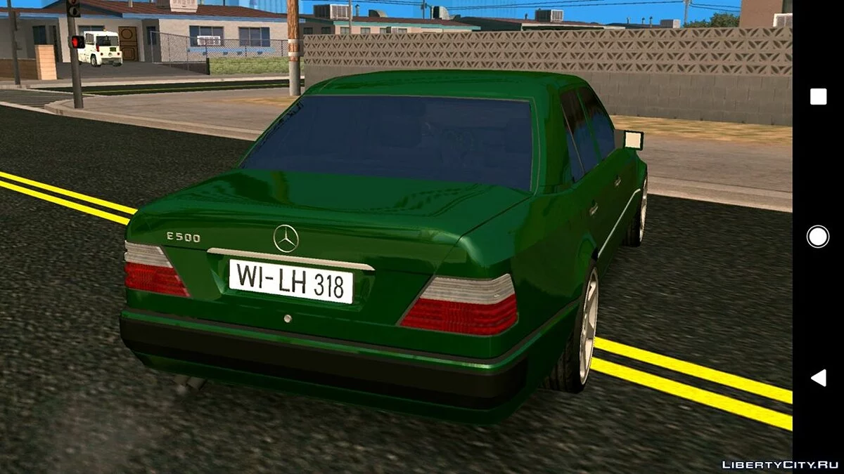 Mercedes-benz E500 W124 V3.0 (DFF only) / GTA San Andreas (iOS, Android)