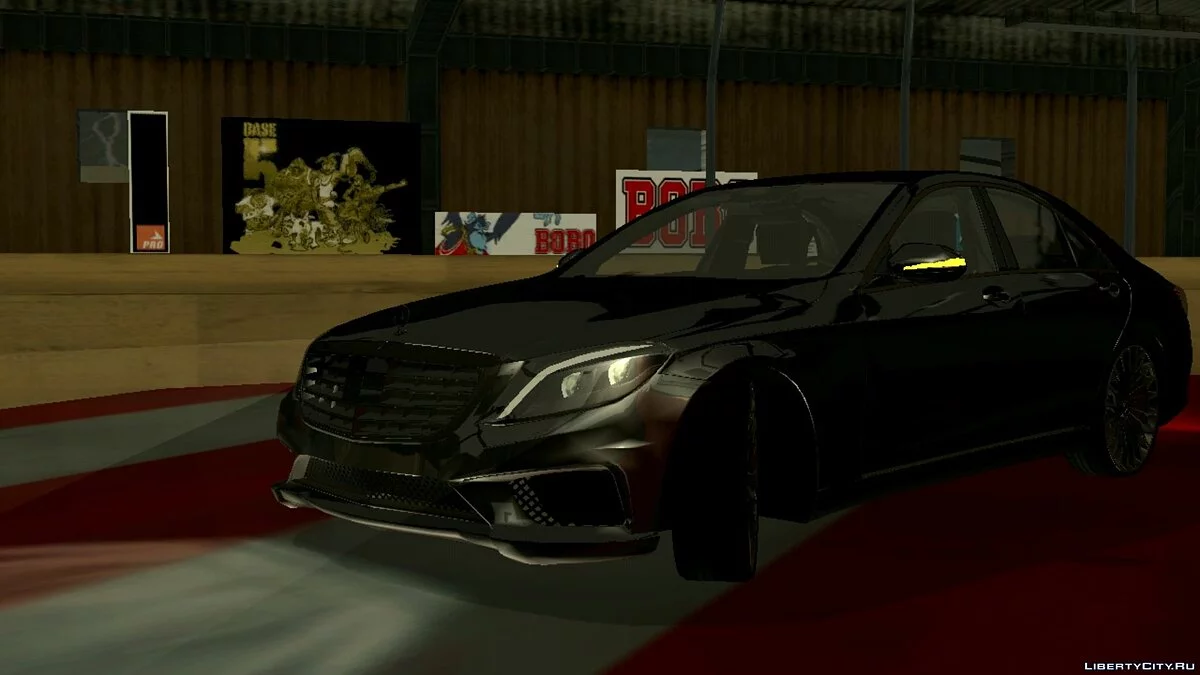 Mercedes-Benz S63 AMG w222 v2.2.2 / GTA San Andreas (iOS, Android)