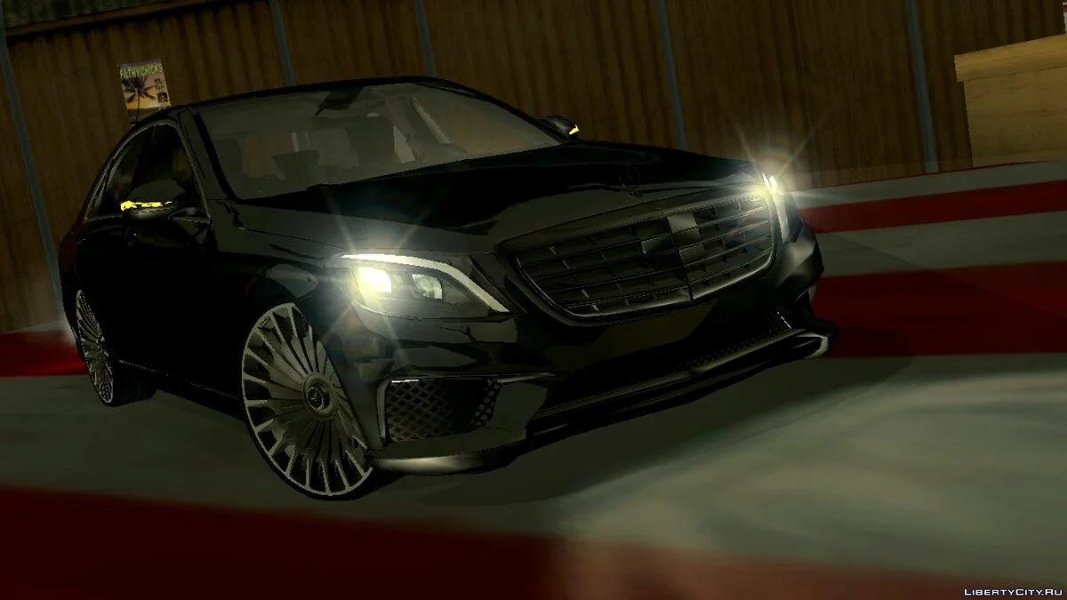 Mercedes-Benz S63 AMG w222 v2.2.2 / GTA San Andreas (iOS, Android)