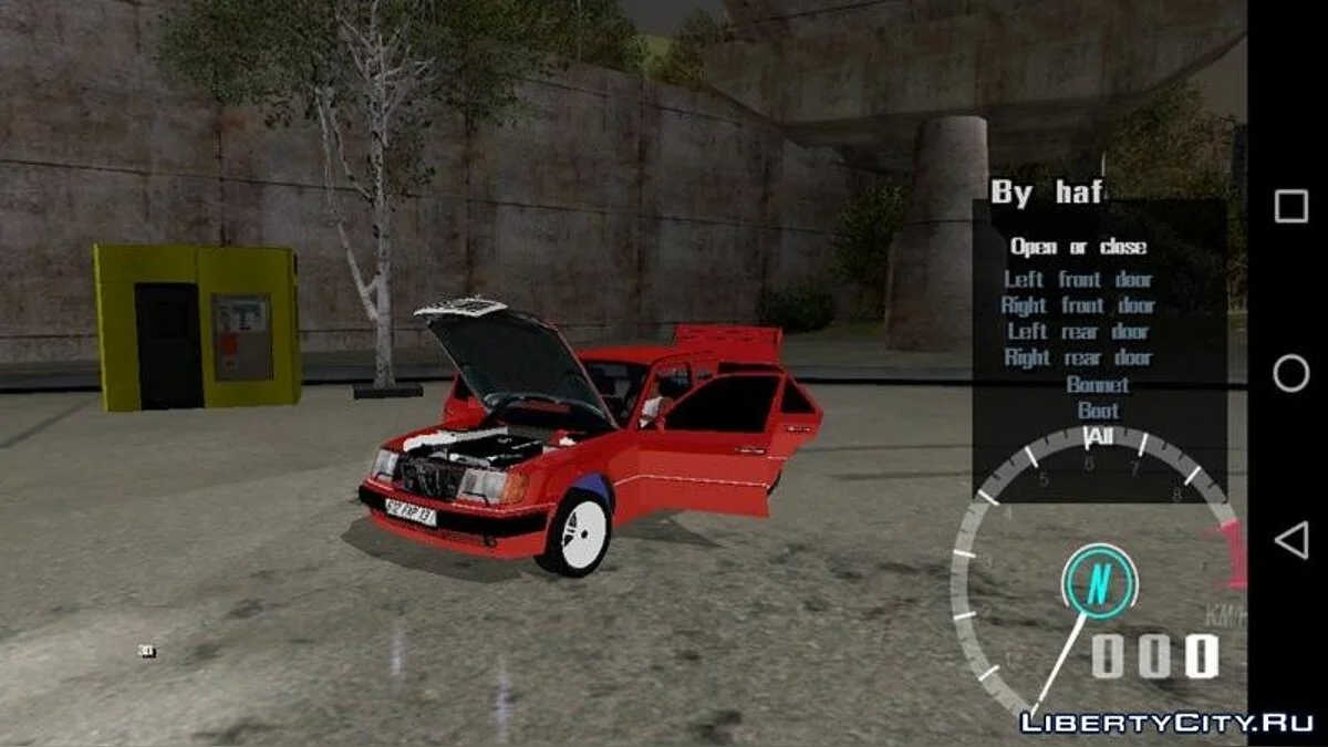 Mercedes-Benz W124 de: Taxi Movie [Android y PC] / GTA San Andreas (iOS, Android)