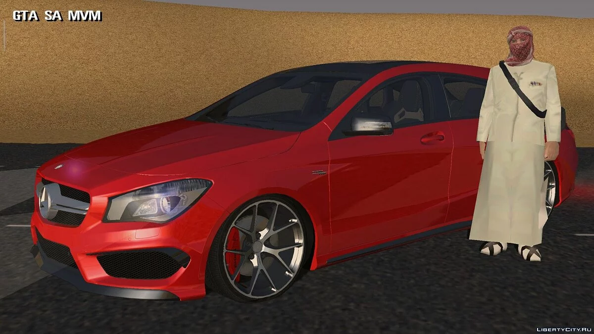 Mercedes CLA 45 AMG / GTA سان أندرياس (iOS، أندرويد)