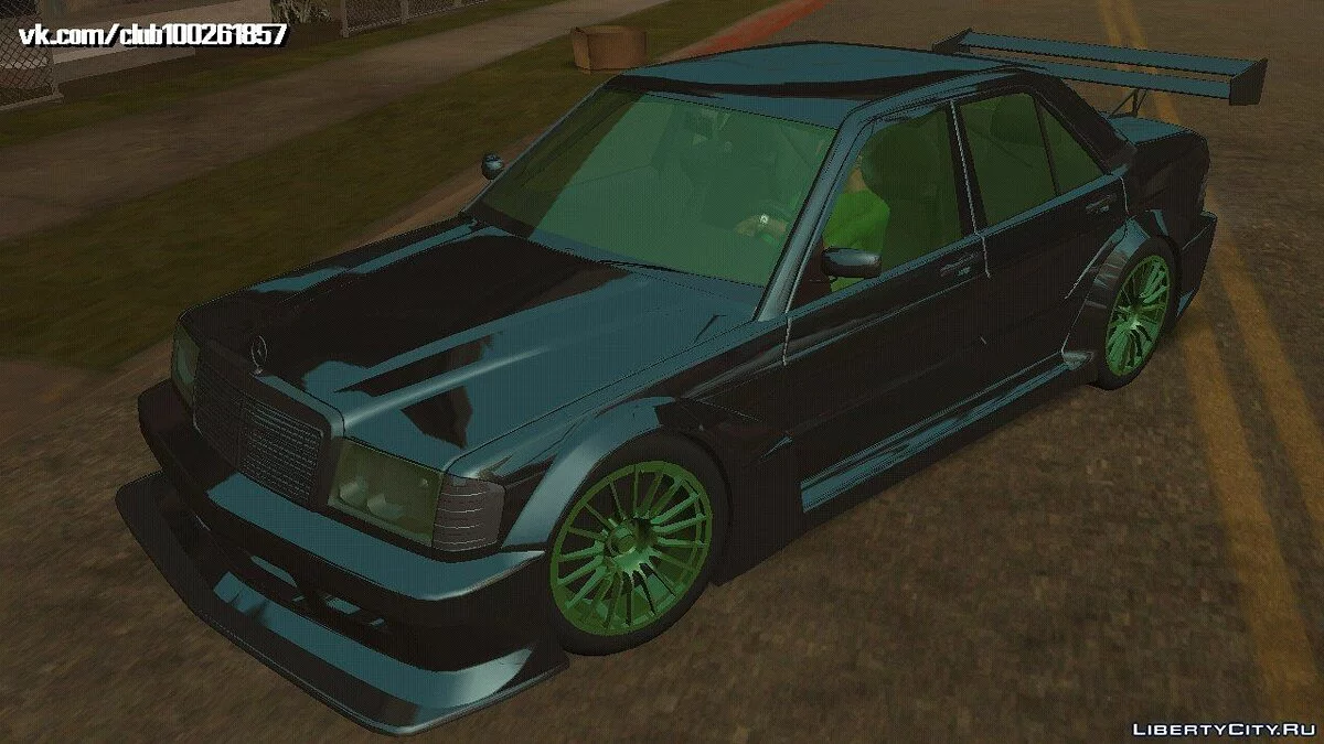 تعديل Mercedes Benz 190E (DFF فقط) / GTA سان أندرياس (iOS، أندرويد)