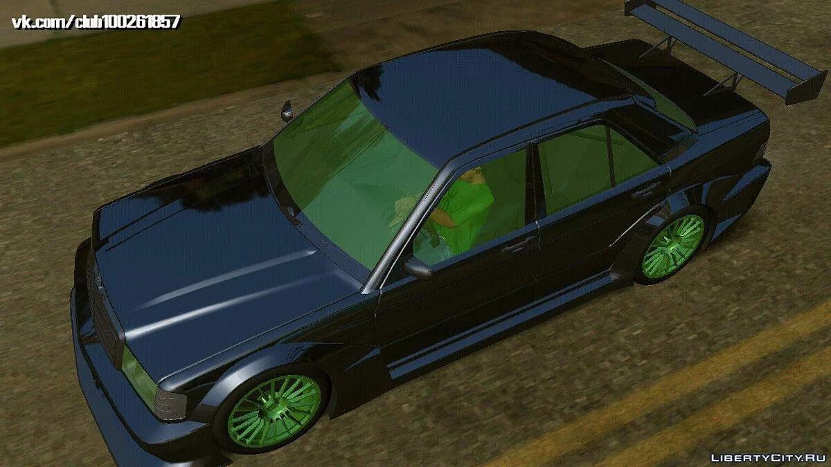 تعديل Mercedes Benz 190E (DFF فقط) / GTA سان أندرياس (iOS، أندرويد)