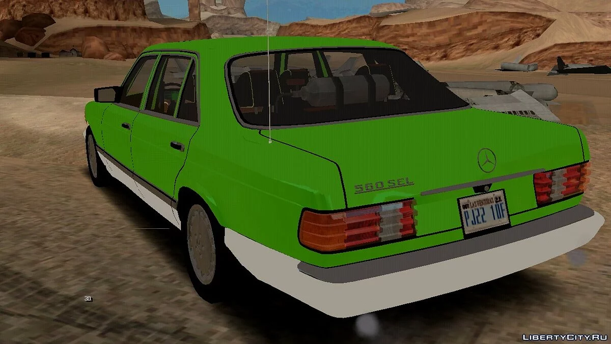 Mercedes-Benz 560Sel W126 (DFF only) / GTA San Andreas (iOS, Android)