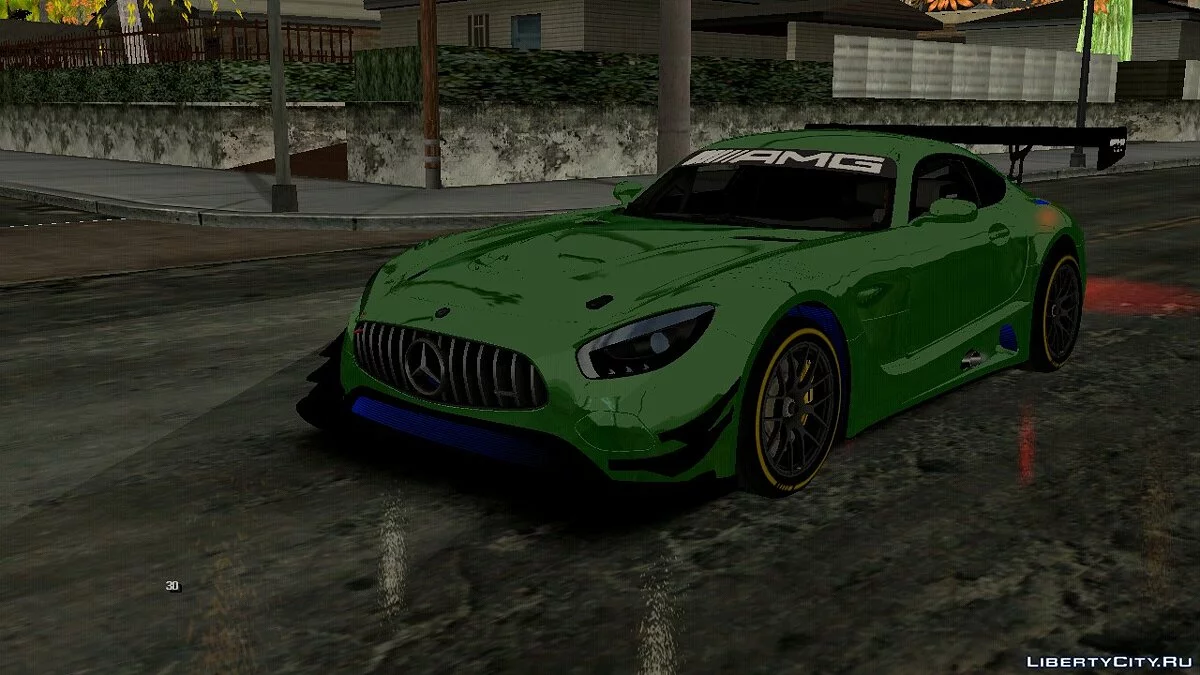 Mercedes-Benz AMG GT3 (PC and mobile) / GTA San Andreas (iOS, Android)
