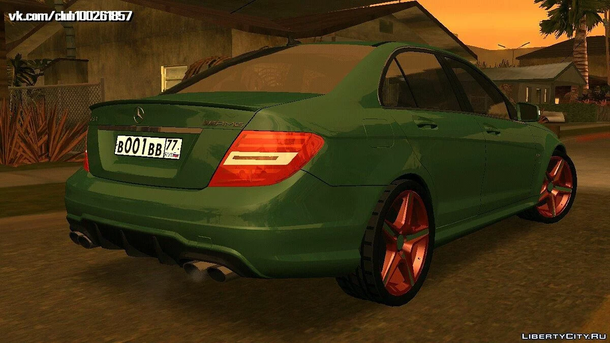 Mercedes-Benz C63 AMG Sedan (nur DFF) / GTA San Andreas (iOS, Android)