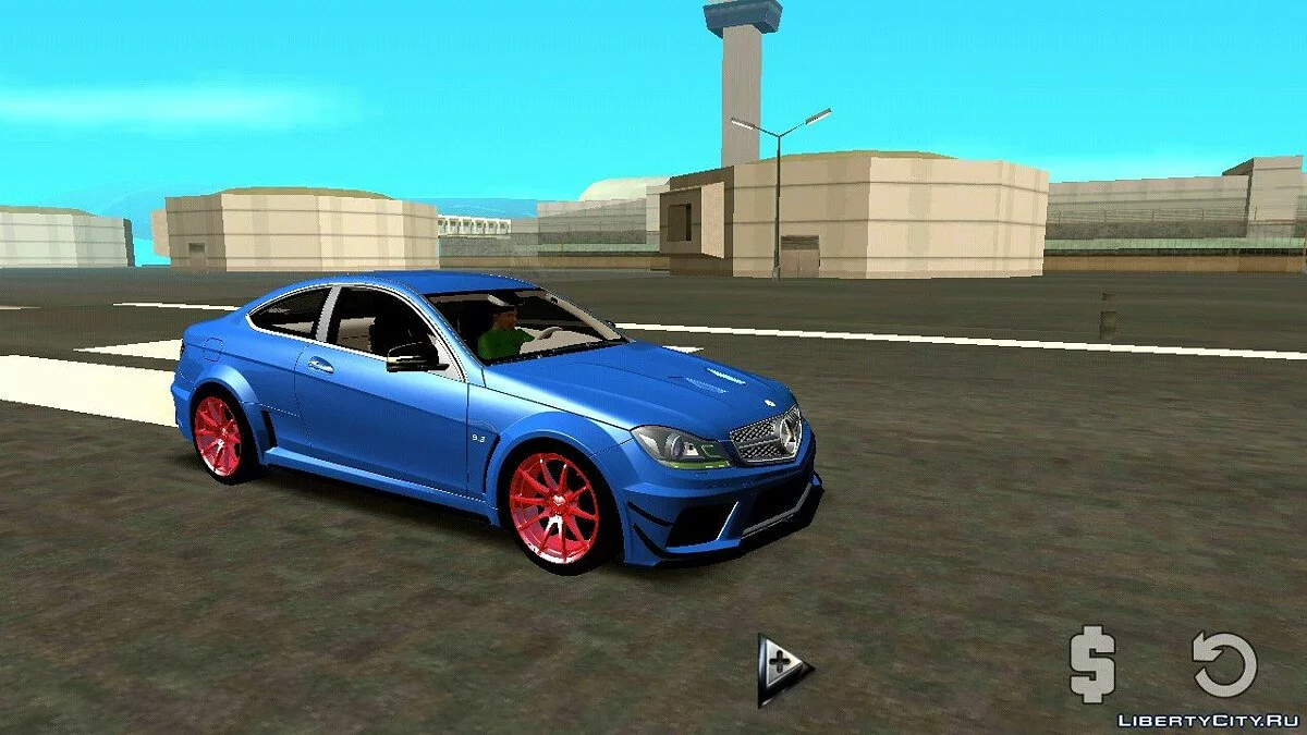 Mercedes-Benz C63 AMG (DFF only) / GTA San Andreas (iOS, Android)