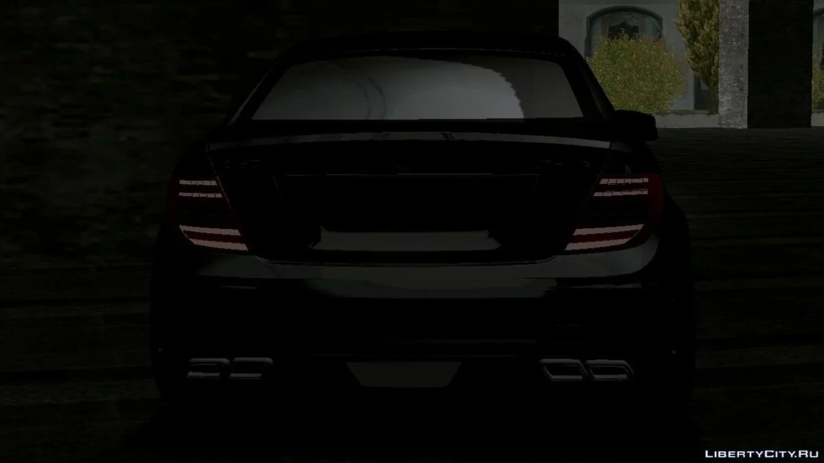مرسيدس-بنز C63 W204 BLACK SERIES (DFF فقط) / GTA سان أندرياس (iOS، أندرويد)
