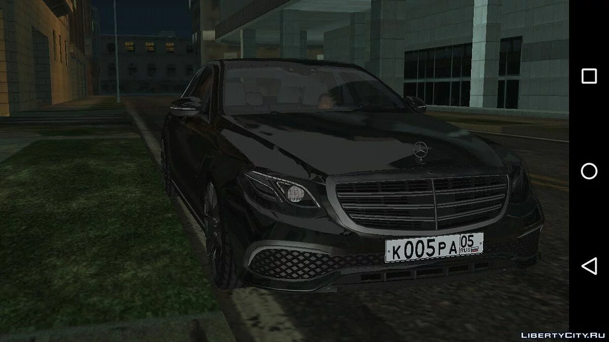 Mercedes-Benz Е350е (solo DFF) / GTA San Andreas (iOS, Android)