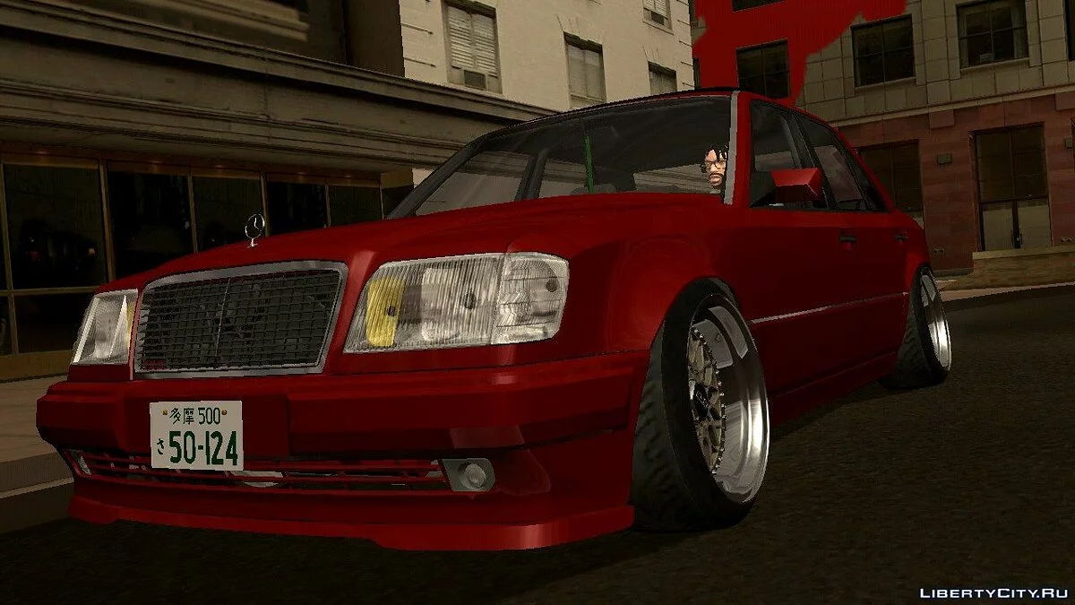 Mercedes-Benz E500 W124 v1 (nur DFF) / GTA San Andreas (iOS, Android)