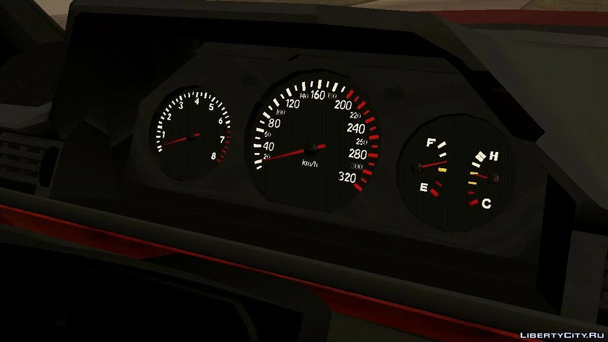 Mercedes-Benz E500 W124 v1 (nur DFF) / GTA San Andreas (iOS, Android)